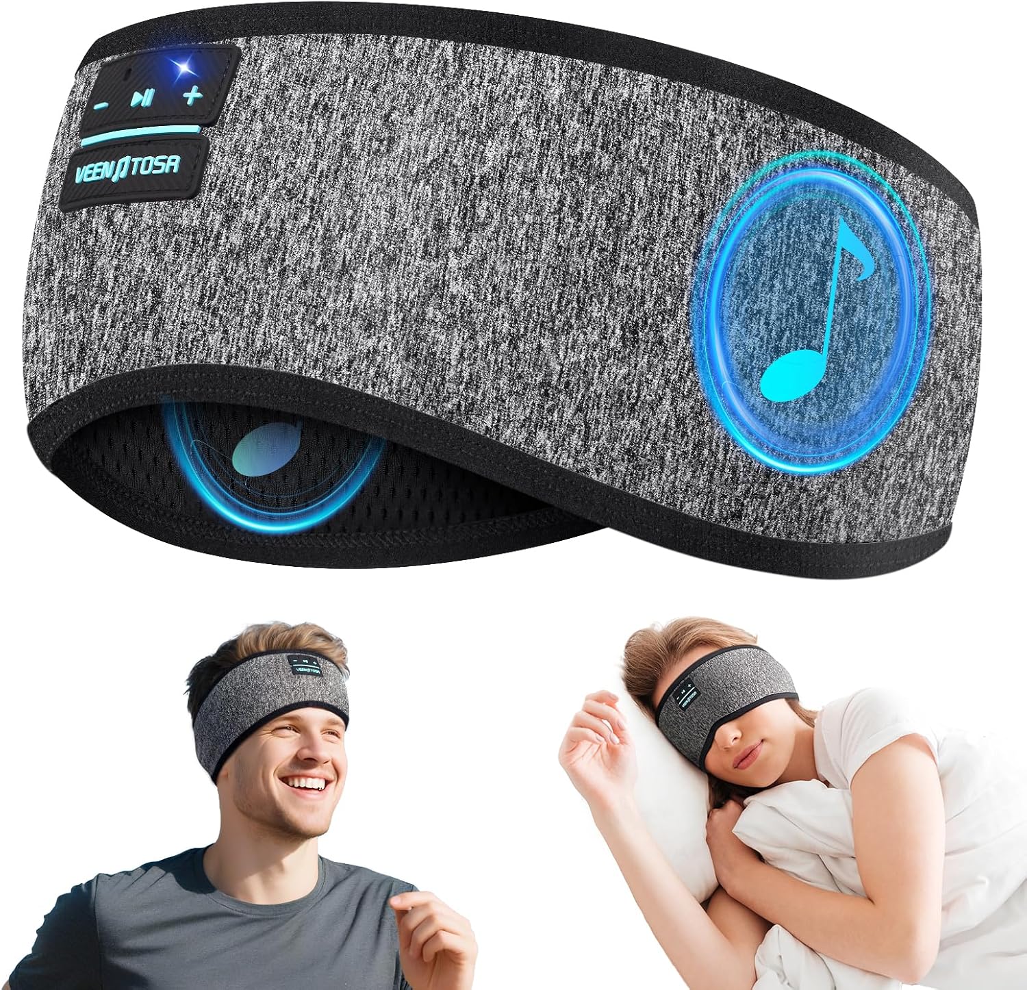 Sleep Mask Headphones Bluetooth - 블루투스 이어폰 스포츠 측면 수면용 헤드밴드