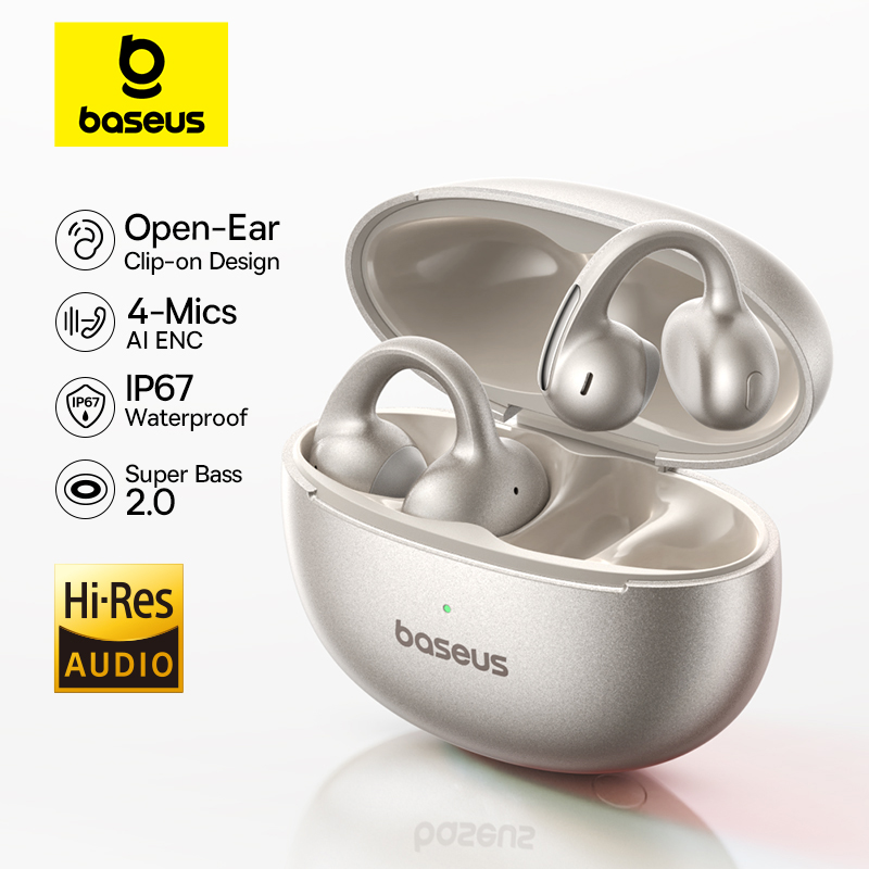 베이스어스 MC1 Pro 베이스어스 보위 이어 클립 무 - Open Ear Air Conduction Headphones 리뷰 및 가격