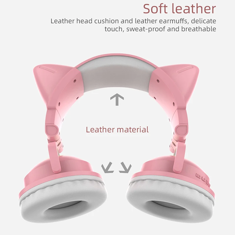 ZW068 블루투스 헤드폰 LED 라이트 고양이 귀 헤 - Cat Ear Bluetooth Headset Led 리뷰 및 가격