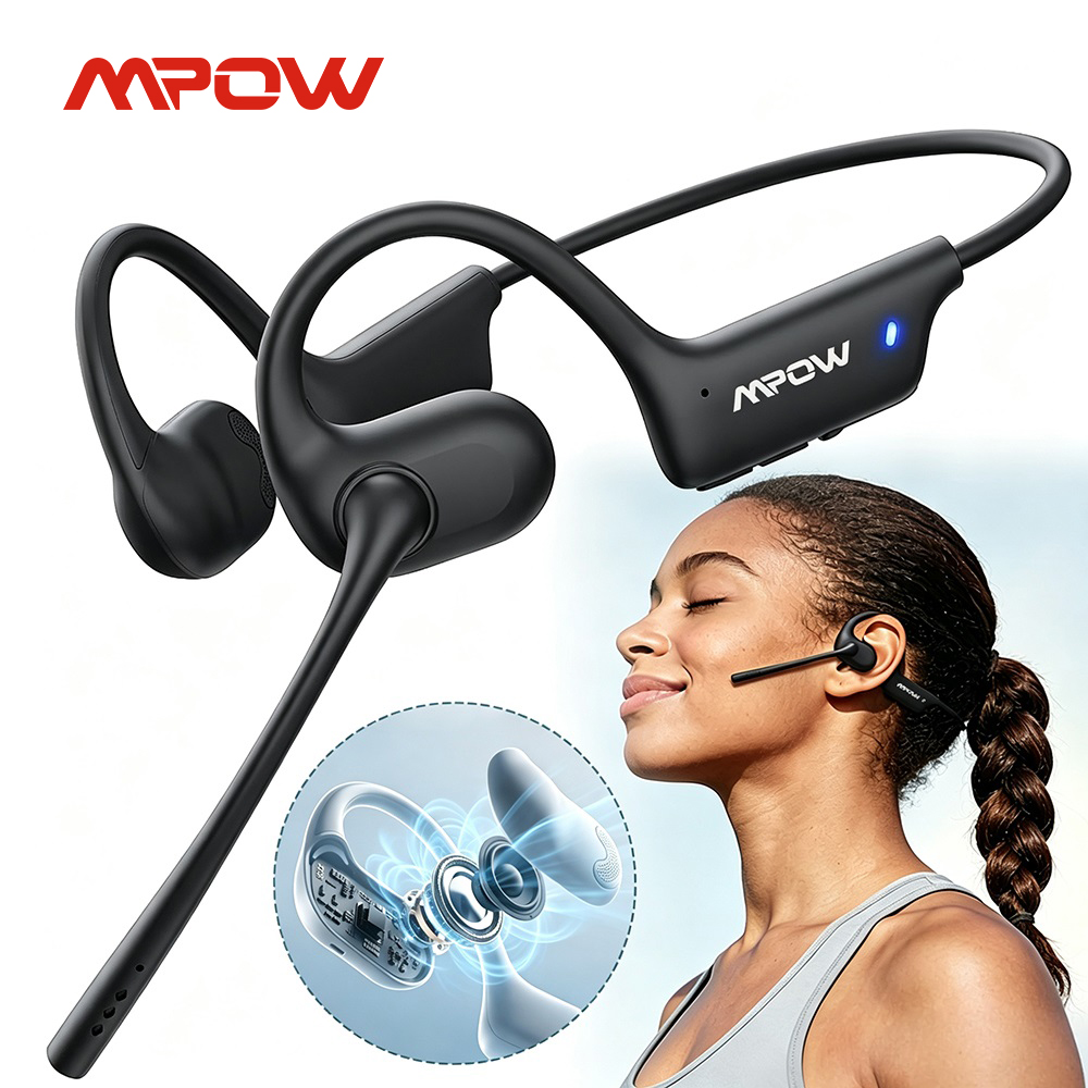 Mpow O1 오픈형 스포츠 헤드폰 무선 공기전도 이어 - Open Ear Air Conduction Headphones 리뷰 및 가격