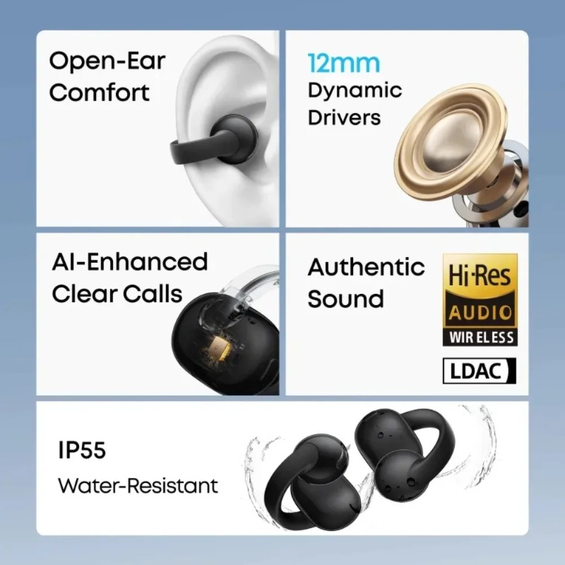 사운드코어 C50i 이어클립 오픈형 무선 블루투스 스포 - Open Ear Air Conduction Headphones 리뷰 및 가격