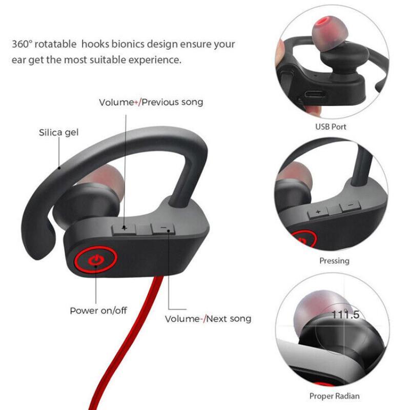 무선 블루투스 5.0 방수 스포츠 헤드셋 귀마개, 사운 - Magnetic Neckband Sports Earphones 리뷰 및 가격